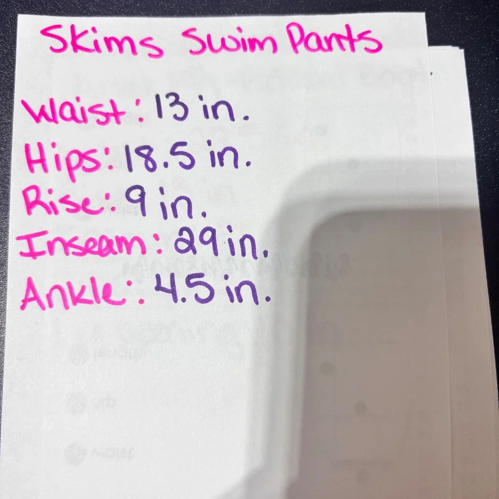 NWT Skims Sport Swim Pants Taffy Pink Neoprene High Rise Scuba Leggings Large